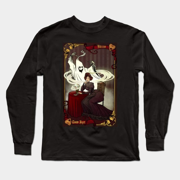 Hello Goodbye Long Sleeve T-Shirt by Holly_Pierson_Art